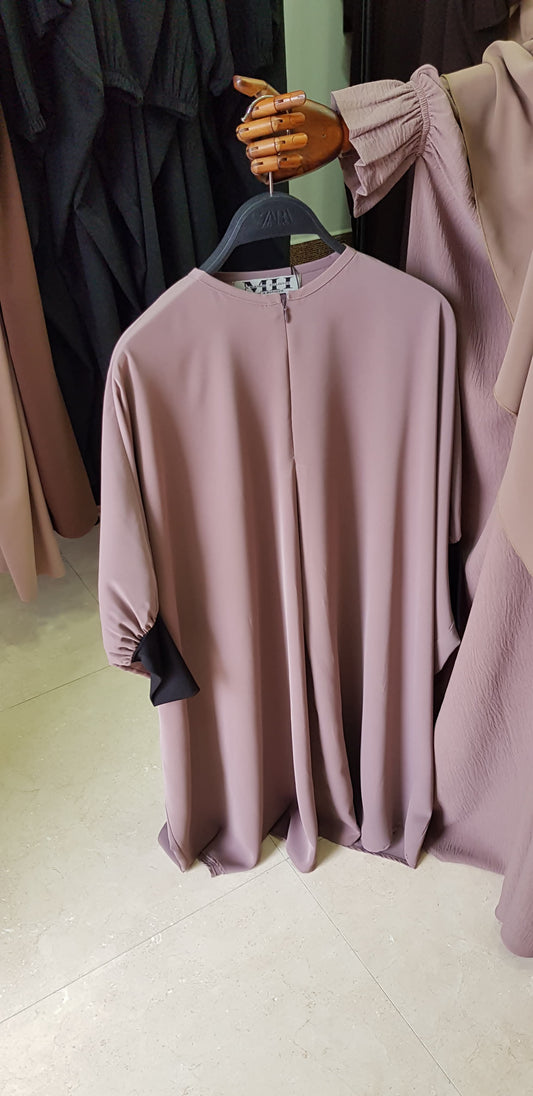 Rose Abaya Emirati Girls Crepe